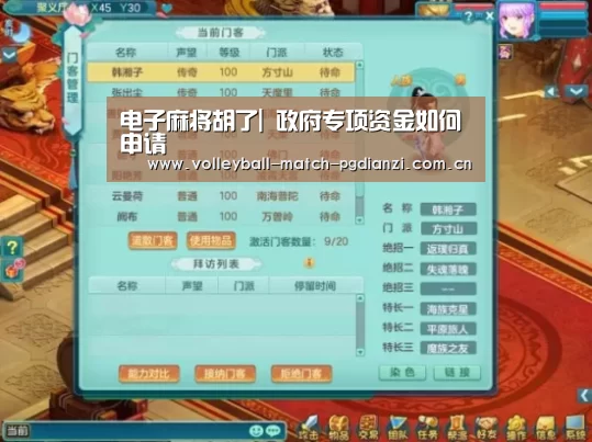 电子麻将胡了|
政府专项资金如何申请(图2) 电子麻将胡了